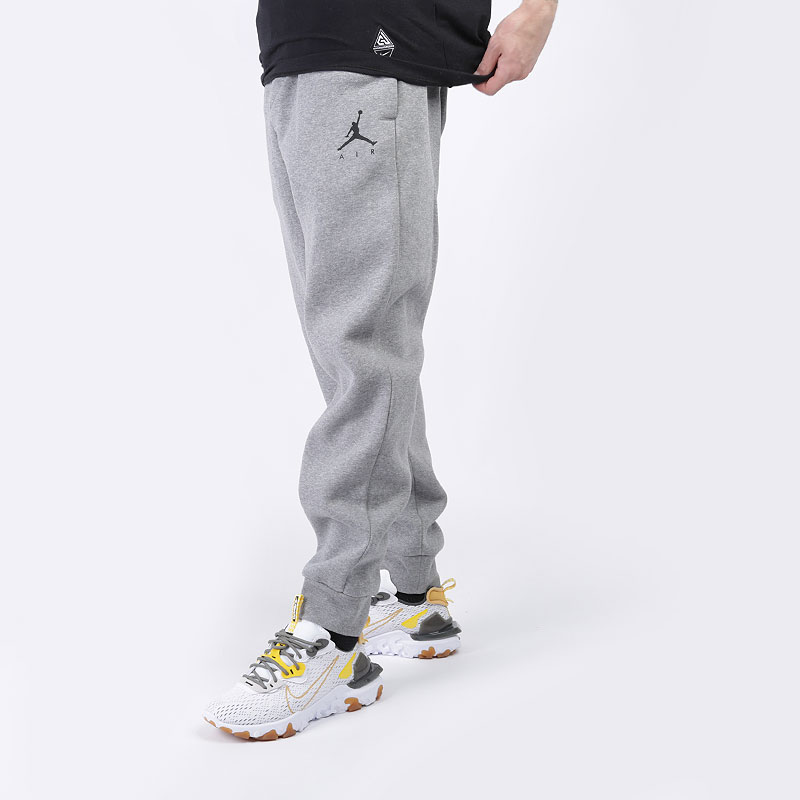 мужские серые брюки Jordan Jumpman Fleece Pant 940172-092 - цена, описание, фото 1